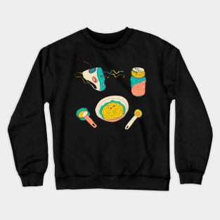 Homemade bread baking kit sticker pack Crewneck Sweatshirt